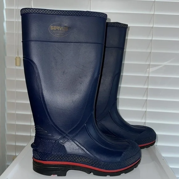 Servus by Honeywell Waterproof Rain Work Soft Toe Boots Size 6 - Picture 3 of 14